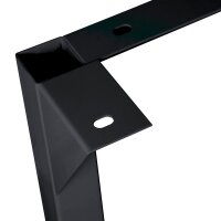 ADB Werkbankfüße anthrazitgrau 70,0 cm 58,0 - 98,0 cm