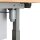 ADB Werkbank staubgrau 70,0 - 117,0 x 20,0 x 75,0 cm