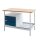 ADB Werkbank Eko lichtgrau, anthrazitgrau 3 Schubladen 120,5 x 60,0 x 82,5 cm