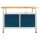 ADB Werkbank lichtgrau, anthrazitgrau 120,0 x 60,0 x 84,0 cm