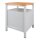 ADB Werkbank lichtgrau, anthrazitgrau 3 Schubladen 60,0 x 60,0 x 84,0 cm