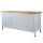 ADB Werkbank lichtgrau, anthrazitgrau 4 Schubladen 170,0 x 60,0 x 84,0 cm