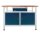 ADB Werkbank lichtgrau, anthrazitgrau 1 Schublade 120,0 x 60,0 x 84,0 cm