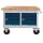 ADB Werkbank lichtgrau, anthrazitgrau 6 Schubladen 130,0 x 60,0 x 82,7 cm