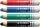 STABILO MARKdry Whiteboard- und Flipchart-Marker farbsortiert 1,0 - 10,0 mm, 4 St.