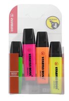 STABILO BOSS ORIGINAL Textmarker farbsortiert, 4 St.