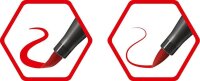 STABILO Pen 68 brush Brush-Pens rot, 10 St.