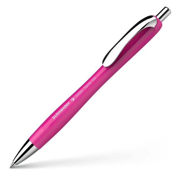 Schneider Kugelschreiber Slider Rave XB pink, Schreibfarbe: blau, 1 St.