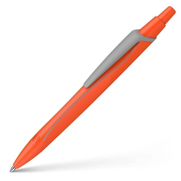 Schneider Kugelschreiber Reco neonorange, Schreibfarbe: blau, 1 St.