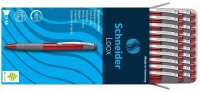 Schneider Kugelschreiber LOOX rot, Schreibfarbe: rot, 20 St.