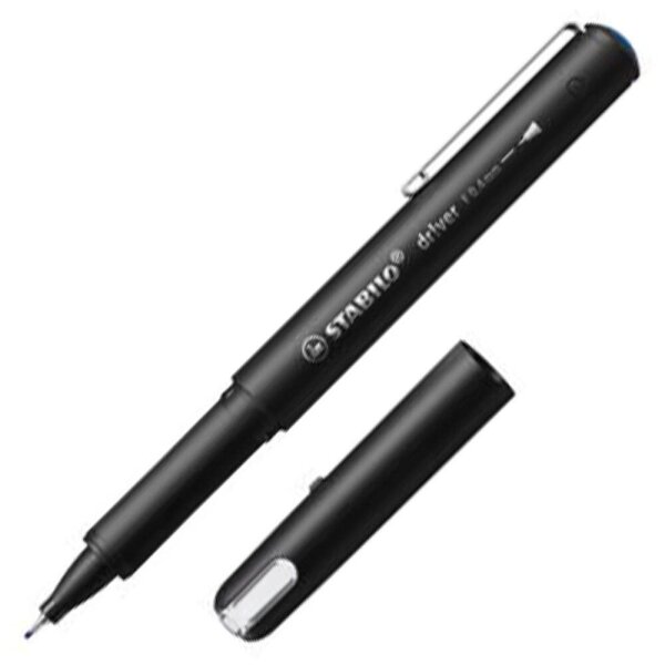 STABILO dr!ver Fineliner blau 0,4 mm, 1 St.