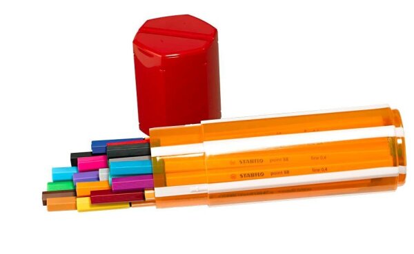 STABILO point 88 Big point Fineliner-Set farbsortiert 0,4 mm, 20 St.