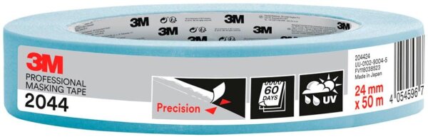 3M 2044 Malerband blau 24,0 mm x 50,0 m 1 Rolle