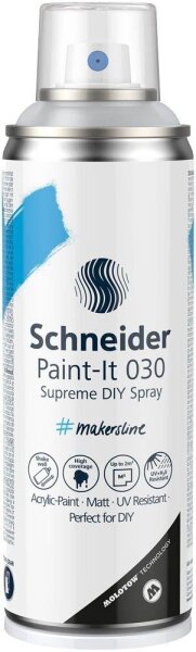 Schneider Paint-It 030 Supreme DIY Acrylspray Sprühfarbe transparent matt, 1 St.