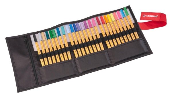 STABILO Point 88 ARTY Edition Fineliner farbsortiert 0,4 mm, 25 St.