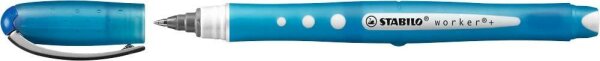 STABILO worker colorful Tintenroller 0,5 mm, Schreibfarbe: blau, 1 St.
