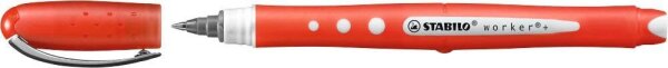 STABILO worker colorful Tintenroller 0,5 mm, Schreibfarbe: rot, 1 St.