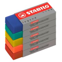 STABILO Radiergummi Legend farbsortiert, 1 St.