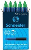 Schneider One Change Tintenrollerminen grün 0,6 mm 5...