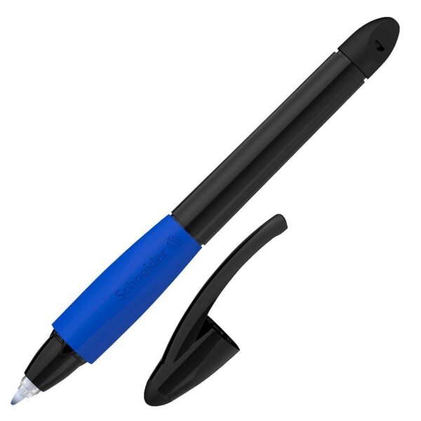 Schneider Base Ball Tintenroller schwarz-blau 0,6 mm, Schreibfarbe: blau, 1 St.