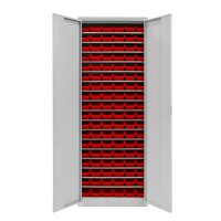 ADB Stahlschrank 40827 lichtgrau 17 Fachböden 71,0 x...