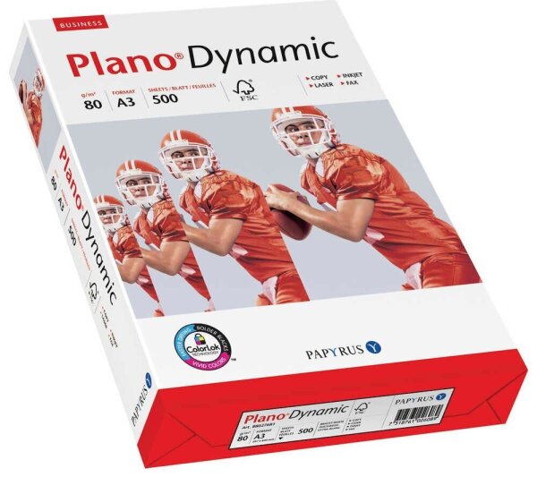 Plano® Kopierpapier Dynamic DIN A3 80 g/qm 500 Blatt