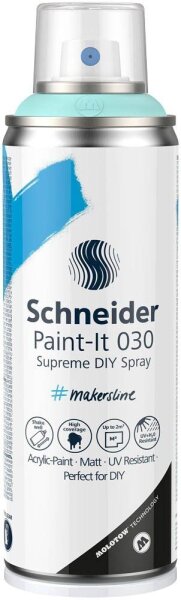 Schneider Paint-It 030 Supreme DIY Acrylspray Sprühfarbe mint pastel, 1 St.