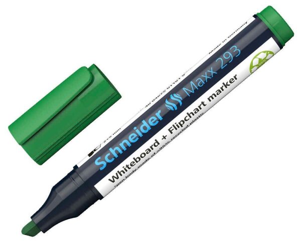 Schneider Maxx 293 Whiteboard- und Flipchart-Marker grün 2,0 - 5,0 mm, 1 St.