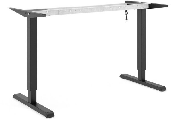 actiforce Steelforce Pro 300 Slim elektrisch höhenverstellbares Schreibtischgestell schwarz ohne Tischplatte, T-Fuß-Gestell schwarz 101,0 - 151,0 x 60,0 cm