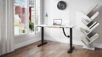 actiforce Steelforce Pro 300 Slim elektrisch höhenverstellbares Schreibtischgestell schwarz ohne Tischplatte, T-Fuß-Gestell schwarz 101,0 - 151,0 x 60,0 cm