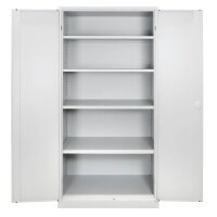 ADB Stahlschrank 40750 lichtgrau 4 Fachböden 92,0 x...