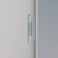 ADB Stahlschrank 40752 lichtgrau 4 Fachböden 92,0 x 60,0 x 195,0 cm, aufgebaut, 1 St.